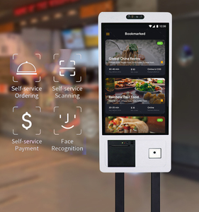 15.6 inch cảm ứng điện dung Màn hình máy in máy quét kiosk tự dịch vụ đặt hàng thanh toán tầng thường Vụ Thanh Toán kiosk - Product Image 2