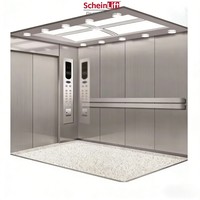 Mécanisme de traction pour ascenseur de passagers en acier inoxydable, installation facile, assistance technique en ligne, design moderne pour usage médical