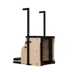 Chaise de Pilates Wunda en bois d'érable pour le <span class=keywords><strong>yoga</strong></span>, l'équitation et le fitness, Reformers stables pour les exercices de Pilates - Product Image 2