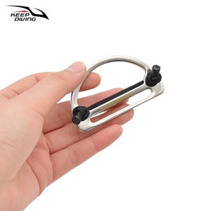 KEEP DIVING SSA RK06D Boucle japonaise à anneau en D en acier inoxydable 316 avec sangle de 5 cm pour réglage rapide et positionnement fixe - Product Image 3
