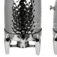 Distributeur de chocolat chaud martelé or et cuivre 12L 19L, machine à boissons en acier inoxydable avec chauffage pour café, lait, thé