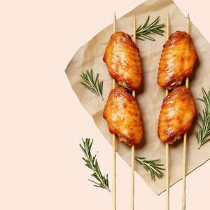 Brochetas de Bambú Desechables para Barbacoa, Brochetas Redondas de Bambú de Primera Calidad, Aptas para Alimentos, para Barbacoa, Picnic, Fiesta, Restaurante, Kebab, Satay, Carne, Venta al por Mayor - Product Image 6