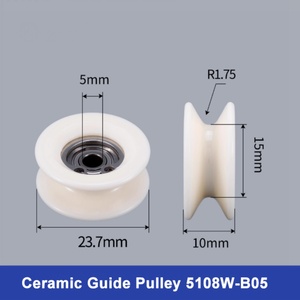 Roues de guidage OEM 24*10mm pour le tréfilage, longue durée de vie, certifiées ISO9001 - Product Image 3