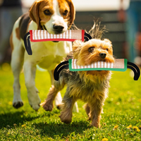 Jouet de dressage pour chien en jute, bâton à mordre résistant aux déchirures, jouets interactifs à mâcher pour chiens de travail