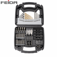 Kit de 70/101 embouts de perceuse et tournevis multifonctions HSS pour outils électriques