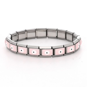 Breloque en acier inoxydable italien anti-ternissement pour bracelet, motif œil porte-bonheur, pour la fabrication de bijoux, vente en gros - Product Image 4