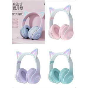 Catico Cat Ear Headphones Wireless Bluetooth Kids Headset With Led Lights For Children Girls Boys - Product Image 2