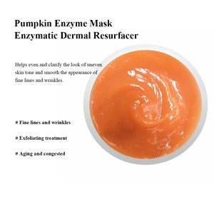 Masque Facial Exfoliant Enzymatique à la <span class=keywords><strong>Citrouille</strong></span> pour Peaux Ternes, Ridules, Rides et Teint Irrégulier - Product Image 2