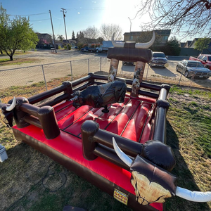 Loco Juegos Inflables Deportivos Venta De Toros骑机械公牛骑聚氯乙烯室内/室外家庭学校购物中心使用 - Product Image 5