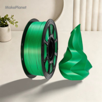 Vente directe du fabricant, consommables d'impression 3D PLA+, fil de soie de haute qualité, diamètre 1,75 mm, stock neuf, MakePlanet