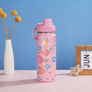 New Cute Cartoon Creative 304 Stainless Steel Double-layer Insulated <b>Cup</b>-Portable Large Capacity Temperature Display <b>Party</b> Use - Product Image 5