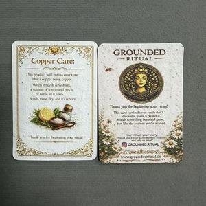 Biglietti d'Auguri Ecologici in Carta Seminabile per Fioristi, Stampa Offset Personalizzata, Cartoline Piantabili, Confezioni - Product Image 3