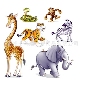 Inflatable Animal <b>Toys</b> PVC Zebra Lion <b>Tiger</b> Elephant Giraffe For Kids Outdoor Play - Product Image 2