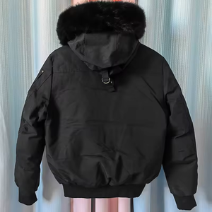 Custom Palm Moose <b>Men</b> Winter <b>Coat</b> Fox Fur Hoody Bomber Down Jacket Hooded Bomber Down Jacket Plus Size Warm <b>Men's</b> <b>Coats</b> 2025 - Product Image 3