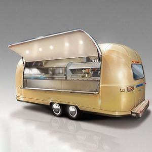 Nouveau design prix d'usine Kiosque de rue <span class=keywords><strong>vert</strong></span> Airstreamstyle <span class=keywords><strong>Remorque</strong></span> de maïs Poulet Rôtisserie Grill <span class=keywords><strong>Remorque</strong></span> de nourriture - Product Image 2