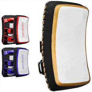 Custom Contrast Color High Quality Leather Boxing Kick <b>Shield</b> PVC Durable Impact Resistant <b>Sweat</b> Resistant Martial Arts Training - Product Image 1