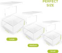 Support en acrylique à 5 côtés avec couvercles et séparateurs amovibles Risers d'imbrication pour présentoir de nourriture transparent Risers de buffet avec fond creux