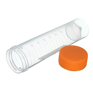 Tubes à centrifuger à fond plat de 50 ml en plastique PP, emballage individuel - Product Image 6