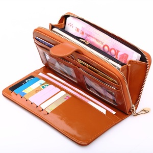 Moda Kadın Clutch Cüzdanları PU Deri Bozuk Para Çantası Kartlık Çok Fonksiyonlu Fermuarlı Kadınlar İçin Uzun Cüzdan - Product Image 4