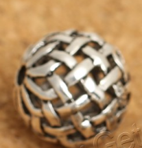 도매 <span class=keywords><strong>10mm</strong></span> 태국 925 실버 보석 중공 스페이서 라운드 금속 구슬 - Product Image 5