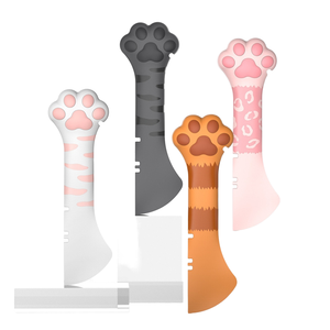 Espátula Cuchara Tapa para Latas de Comida para Mascotas de Silicona Redonda Ecológica y Adorable - Product Image 1