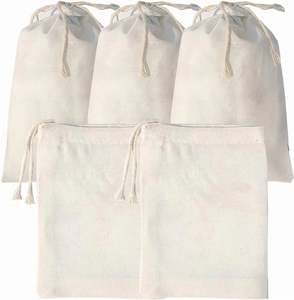 Sacs à chaussures en tissu à cordon coulissant en coton, réutilisables, pour rangement et protection, très demandés - Product Image 3