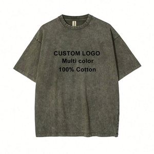 Design Manufacturer High Quality Streetwear <b>T</b>-Shirt Oversize Drop Shoulder Heavyweight Digital Print Men's <b>T</b>-shirts - Product Image 1