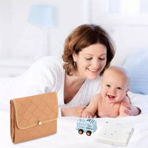 กระเป๋าคลัทช์สำหรับเปลี่ยนผ้าอ้อมแผ่นรองเปลี่ยนผ้าอ้อมแบบพกพาซักได้สำหรับเด็กทารก - Product Image 3