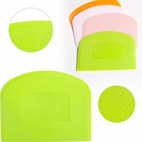 Spatule flexible multi-usage en plastique PE pour pâte et pâtisserie, outil de cuisine pour plan de travail