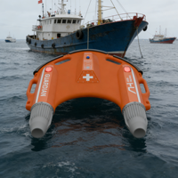 Aqua Helpers - Dispositif de sauvetage aquatique intelligent multifonctionnel, télécommandé longue portée, auto-redressant, équipement d'urgence OEM AI