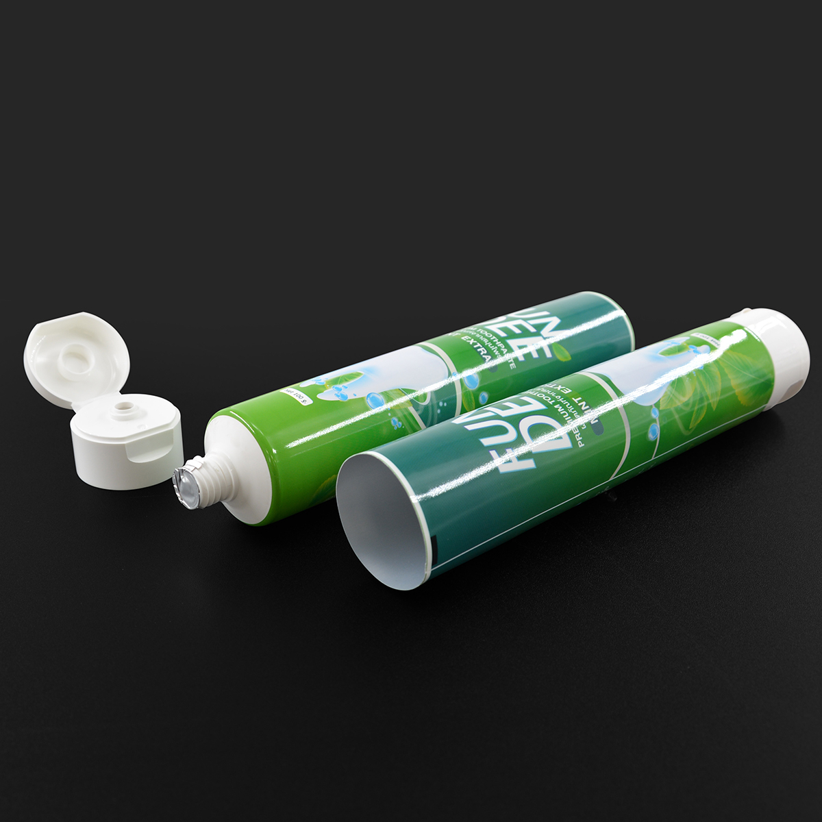 white squeeze tube 15ml white cap