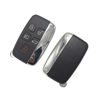 Coque de clé intelligente à 5 boutons pour clés de véhicules Land Rover Jaguar (pièce de rechange)