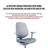Chaise de bureau ergonomique moderne colorée avec dossier respirant, pivotante, à roulettes, pour ordinateur, idéale pour la maison et l'étude des enfants