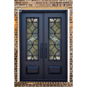 Nhà Cung Cấp Vàng Hot Bán Pháp Phong Cách Sắt Nhập Cửa Cửa Cho Nhà Hỗ Trợ Tùy Biến - Product Image 2