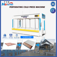 Machine de perforation à froid Henrriet pour panneaux acoustiques et façades ventilées