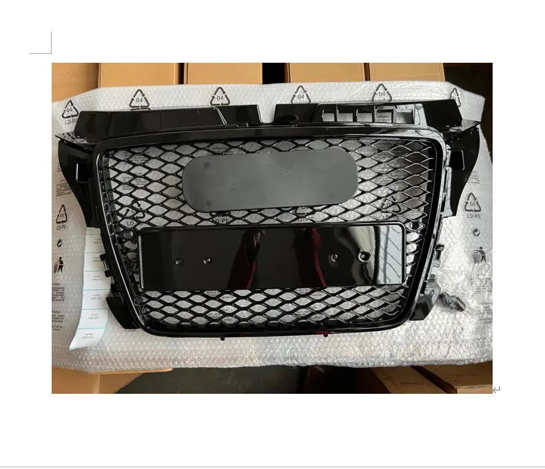 Accessori per auto facelift conversion copertura della griglia anteriore in stile a nido d'ape per Audi A3 S3 08-12 a RS 3 grill