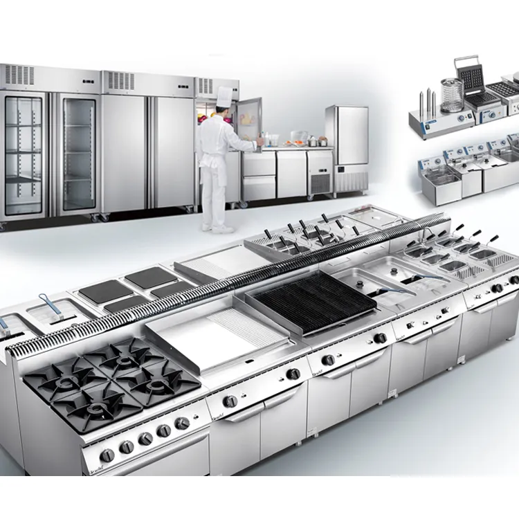 المطبخ التجاري حلول فندق معدات مطابخ مطاعم لصناعة الخدمات الغذائية