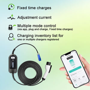 Cargador portátil AC 7KW Ev Modo de corriente ajustable 2 Nuevo <span class=keywords><strong>precio</strong></span> competitivo Cargador portátil EV Tipo 2 Estación de carga 3.5KW - Product Image 5