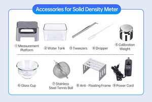 Goudzuiverheidstester Edelmetaaldichtheidsmeter Gouddensitometer Kunststof Elektronisch AC-aangedreven Hoge precisie 0,01 g/cm - Product Image 5