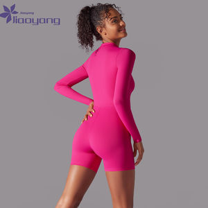 2024 nouveau à venir Fashional femmes Yoga Fitness <span class=keywords><strong>combinaison</strong></span> exercice actif porter adulte entraînement <span class=keywords><strong>combinaison</strong></span> sport <span class=keywords><strong>Shorty</strong></span> pantalon pour Yoga - Product Image 5