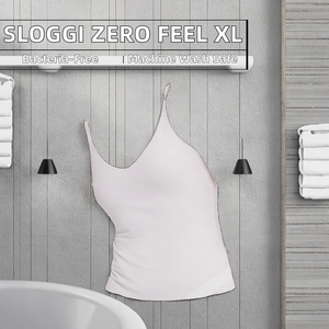 Haut en tricot <span class=keywords><strong>Sloggi</strong></span> ZERO Feel 2.0 pour femme, col en V, antibactérien, blanc soie, taille XL - Product Image 2