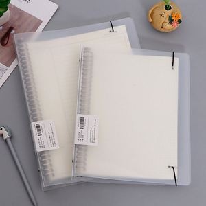Promotional Spiral Binder Notebook Kid Transparent Journal Custom Loose <b>Leaf</b> Note Book for Office - Product Image 4