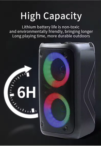 Altavoz Bluetooth de Alta Calidad con Supergraves y Gran Sonido para Fiestas, Bailes y Disfrutar de Momentos Felices, Altavoz Inalámbrico - Product Image 5