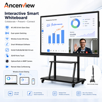 75 Zoll Interaktiver Touchscreen Elektronisches Whiteboard Smart Board Schulunterricht Clevere Interaktive Tafeln