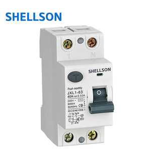 Disjoncteur différentiel RCCB RCBO 2P 6KA, protection contre les fuites, disjoncteur à courant résiduel - Product Image 1