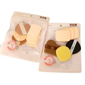 ShangMeiEr Ensemble d'éponges de maquillage, 6 pièces, houppettes à double usage pour l'application du fond de teint sur le visage - Product Image 5