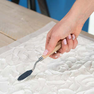 Caballete desmontable personalizable 11*15,7 pulgadas Kit de textura de lienzo artístico Paquetes de herramientas de esponja para plastilina y limo para la creatividad de los niños - Product Image 3