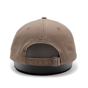 Casquettes de papa non structurées en coton lavé brodé à 6 panneaux, de haute qualité, avec logo brodé personnalisé et effet vieilli - Product Image 6