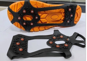 <span class=keywords><strong>Crampons</strong></span> antidérapants en caoutchouc légers et durables unisexes 2025 avec pointes à glace pour la <span class=keywords><strong>marche</strong></span> hivernale et la pêche sur glace - Product Image 2