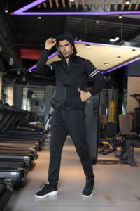 Erkek M-4XL su geçirmez spor Fitness kilo kaybı için eşofman ev kullanımı <span class=keywords><strong>Sauna</strong></span> ceket pantolon sıcak satış - Product Image 3